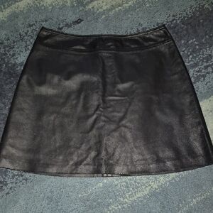 Danier Sleek Black Mini Skirt